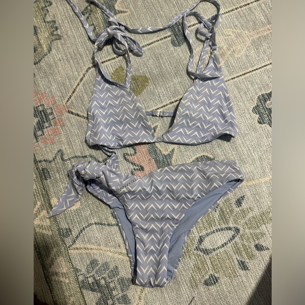 Revel Rey baby blue bikini
